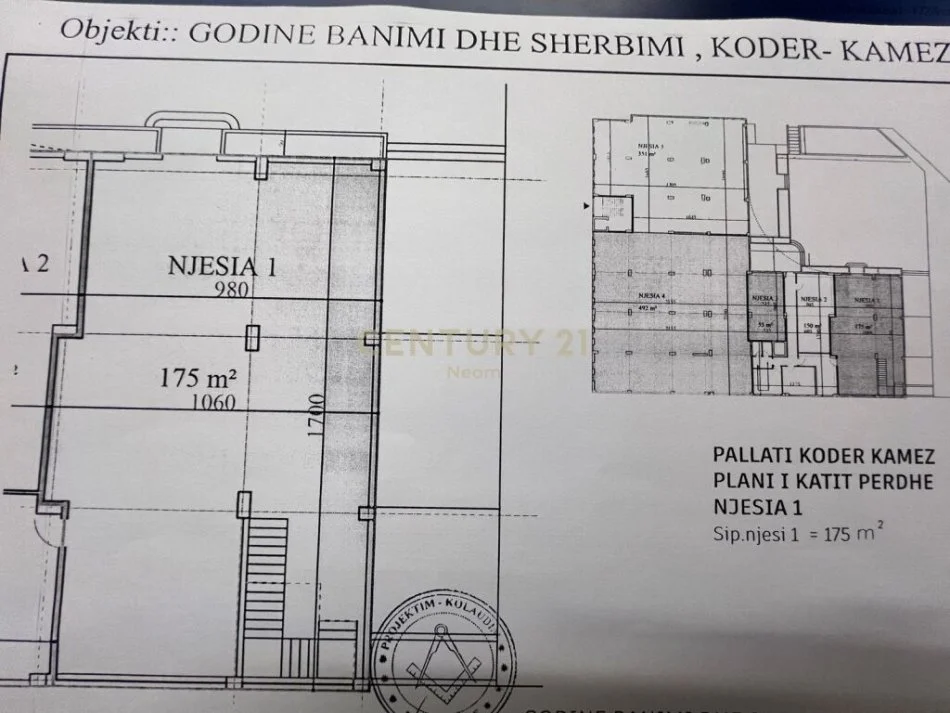 Tirane, jepet me qera vetem 1 dhome 1+1 Kati 0, 175 m² 298.000 € (Institut)