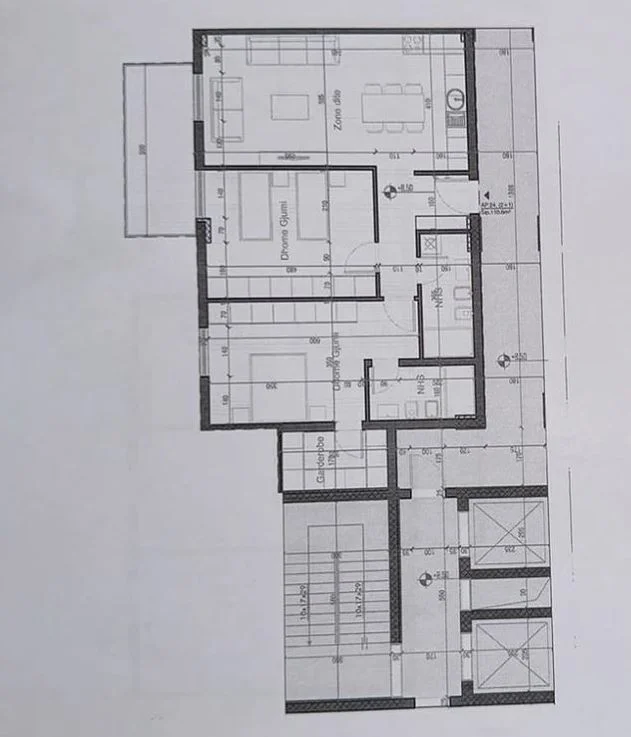 Në Shitje Tre  Apartamente 2+1+2 tek Rezidenca 'Porta Tirana e Re' 1300 €/m²!