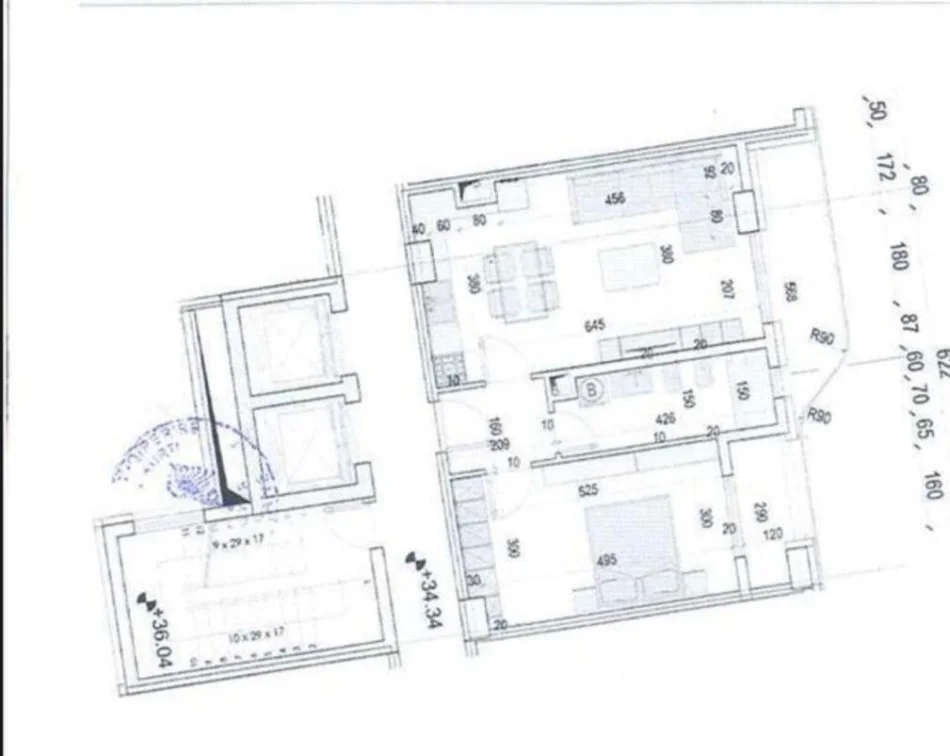 Tirane, shitet apartament 1+1, Kati 10, 79 m² 150.000 € (Bulevardi Gjergj Fishta, prane Square 21)