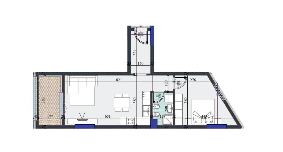 Apartamente në Shitje në Rrugën "Dritan Hoxha"  120.000 € !