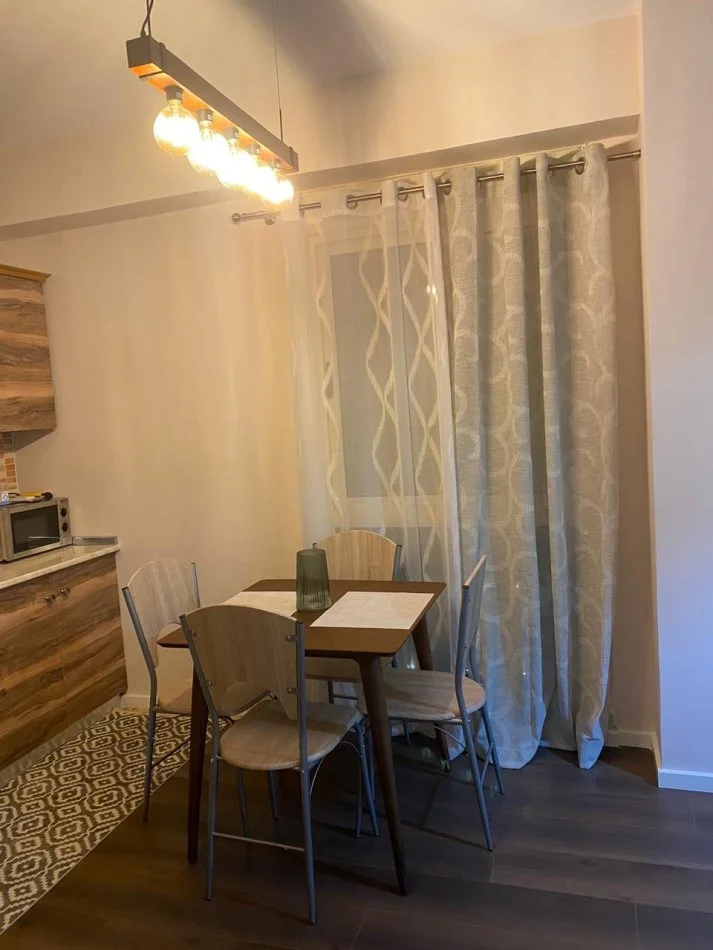 Tirane, jepet me qera apartament 1+1+Ballkon Kati 7, 70 m² 600 € (Kompleksi Delijorgji, Rruga e Kavajes)