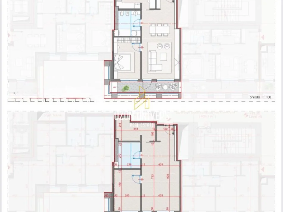 Tirane, shitet apartament 1+1+Ballkon Kati 7, 84 m² 208.750 €, Manhatan Residence (Zogu i Zi (pranë Kryqëzimit të Don Boskos).)