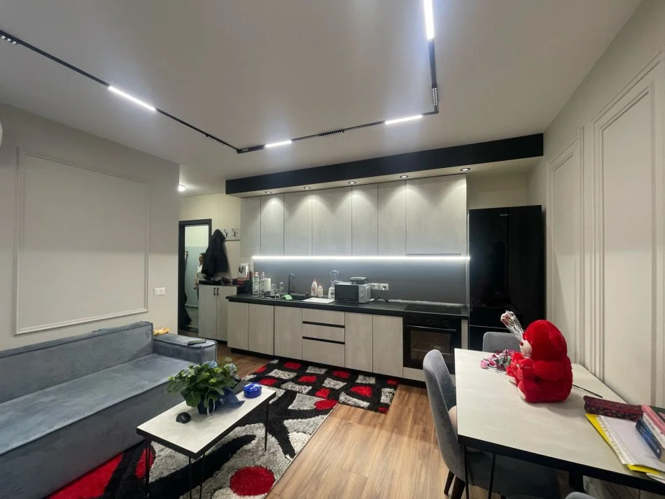 Tirane, jepet me qera apartament 1+1 Kati 6, 65 m² 800 € (Komuna e Parisit)