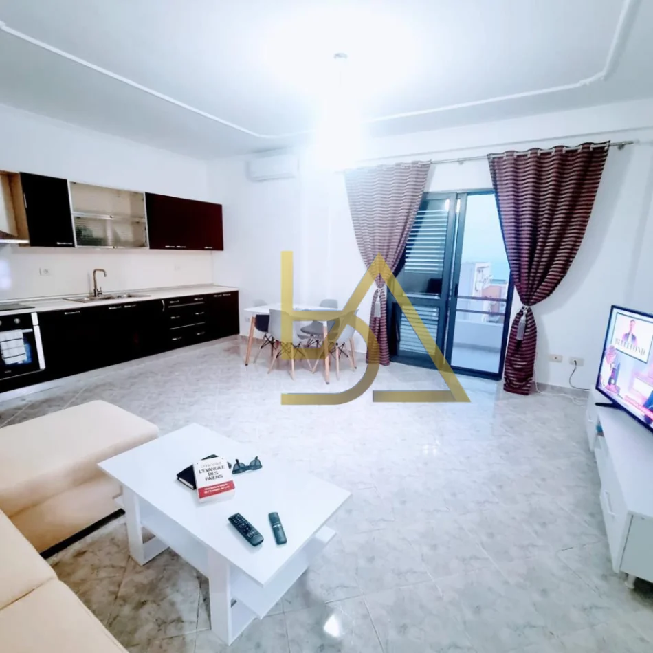 Shqiperi, jepet me qera apartament 1+1+Ballkon Kati 7, 