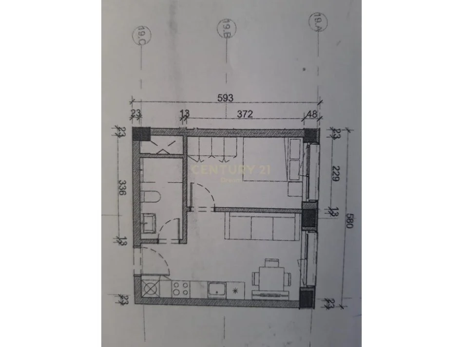Tirane, shitet apartament 1+1 Kati 1, 40 m² 65.000 € (Kompleksi Mangalem)