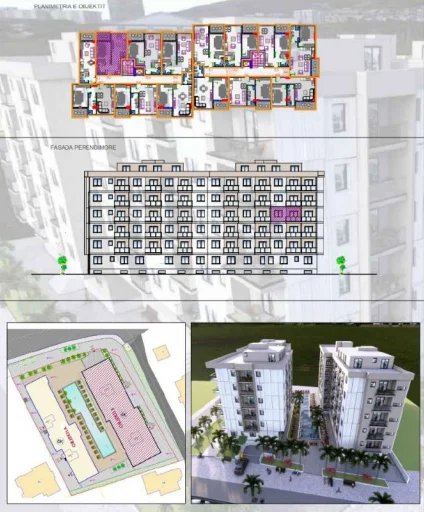 Durres, shitet apartament 1+1 Kati 2, 60 m² 69.000 € (Mali robit)