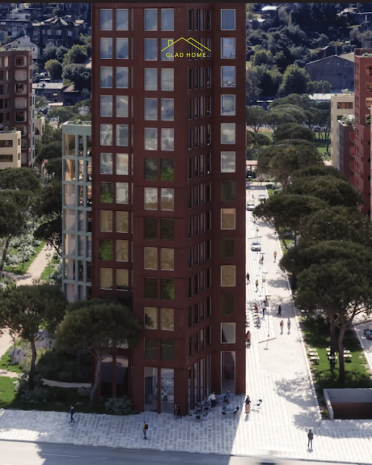 Tirane, shitet apartament 1+1 Kati 5, 71 m² 