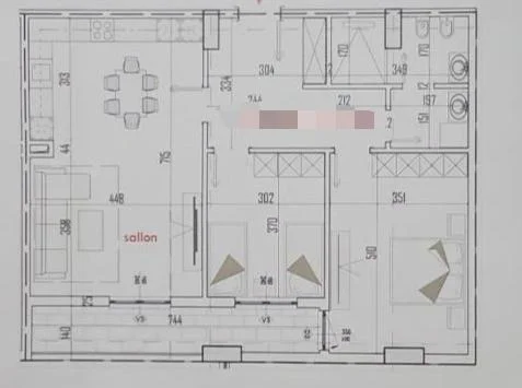 Tirane, shitet apartament 2+1 Kati 4, 118 m² 116.000 € (Paskuqan)