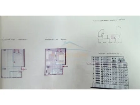 Tirane, shitet apartament 1+1 Kati 9, 56 m² 175.900 € (Komuna e Parisit, Tiranë AREA44503)
