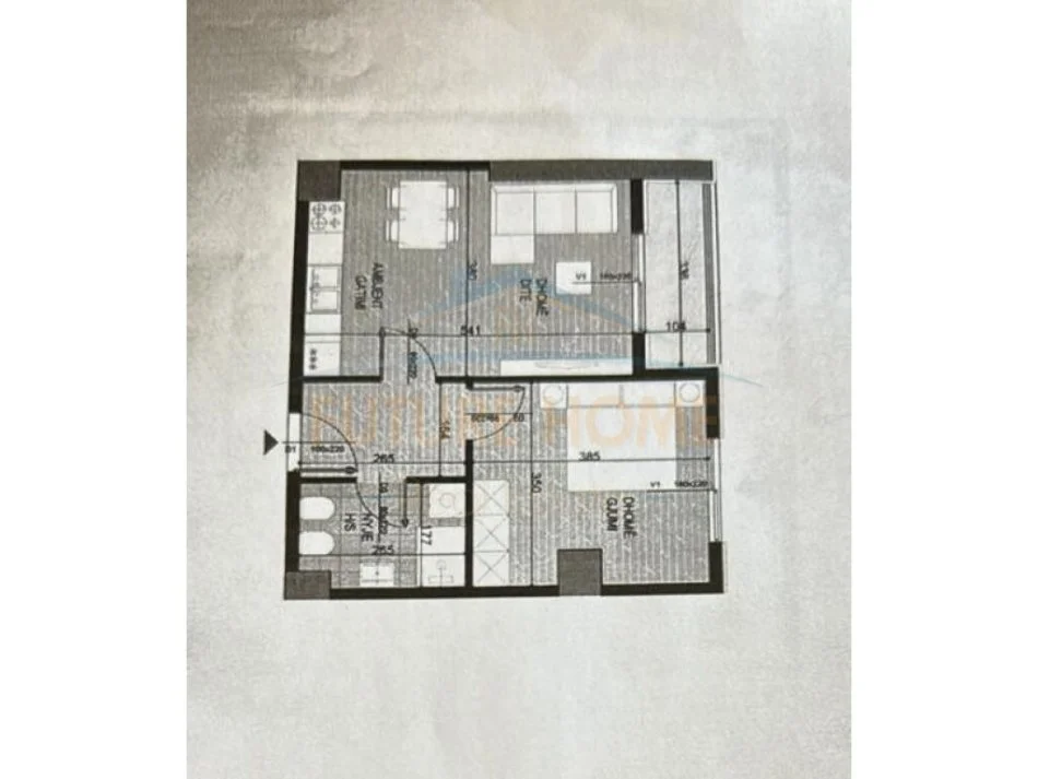 Tirane, shitet apartament 1+1+Ballkon Kati 7, 71 m² 96.120 € (Fusha e Aviacionit)