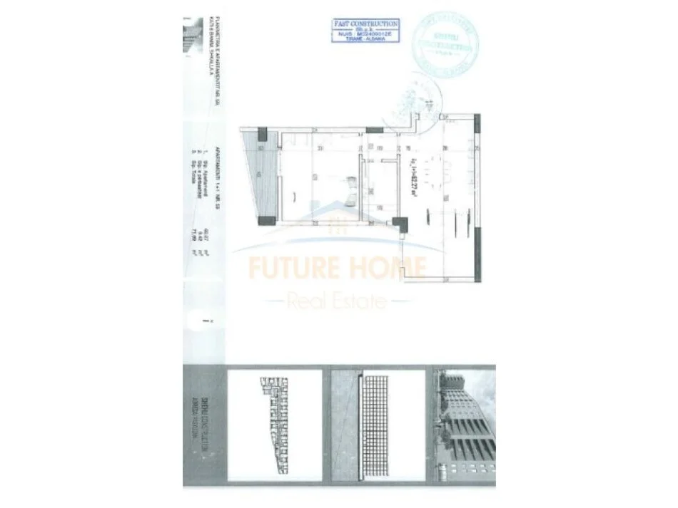 Tirane, shes apartament 1+1+Ballkon Kati 6, 72 m² 68.200 € (lek spiridoni)