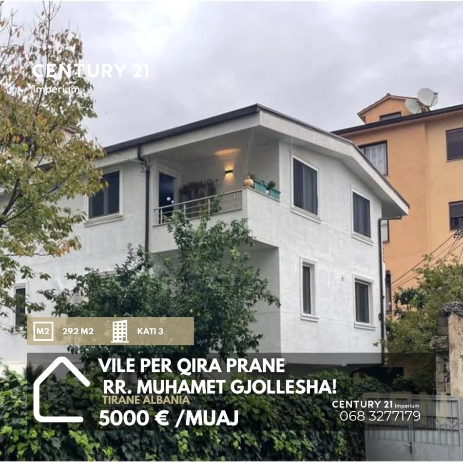 Tirane, jepet me qera 3 Katshe Kati 3, 292 m² 5.000 € 