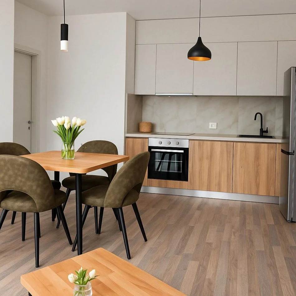 Tirane, jepet me qera apartament 2+1+Ballkon Kati 3, 100 m² 900 € (bulevardi i ri)