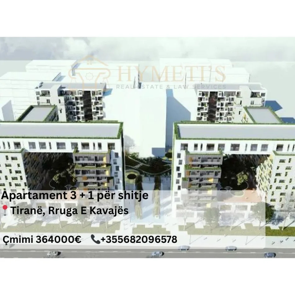 Tirane, shitet apartament 3+1 Kati 9, 140 m² 364.000 € (Square 21)