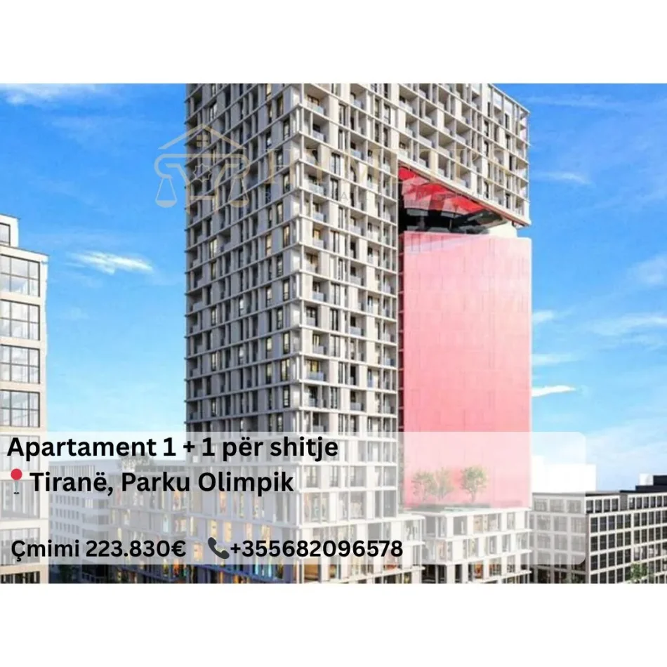Tirane, shitet apartament 1+1 , 83 m² 223.830 € (Parku Olimpik)
