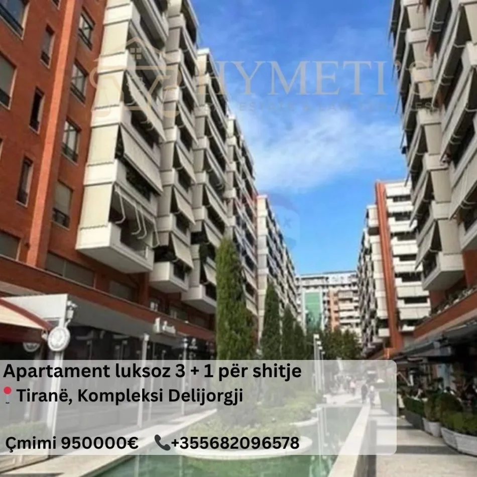 Tirane, shitet apartament 3+1 , 267 m² 950.000 € (Kompleksi Delijorgji)