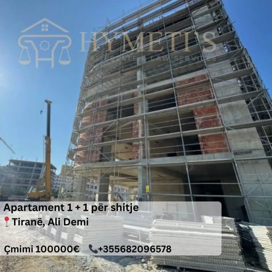 Tirane, shitet apartament 1+1 , 73 m² 100.000 € (Ali Demi)