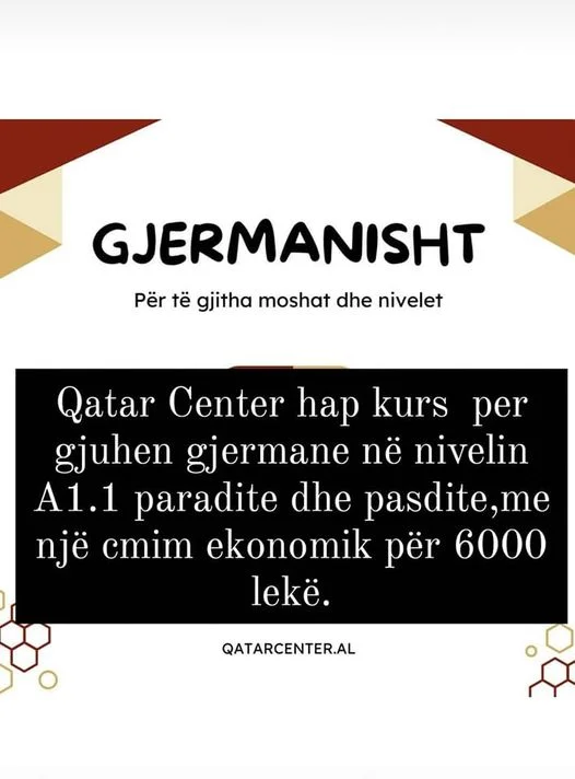 Tirane, ofrojme kurse gjuhe gjermanisht Kurse per gjuhen Gjermane