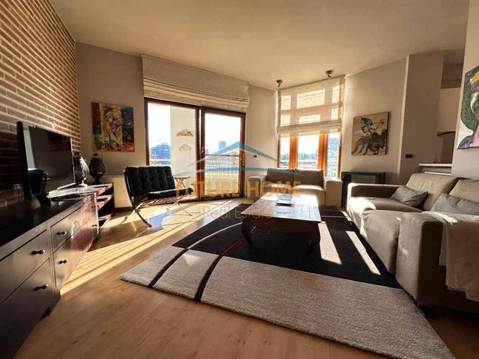 Tirane, jepet me qera apartament 2+1 Kati 7, 114 m² 1.500 € (Blloku)