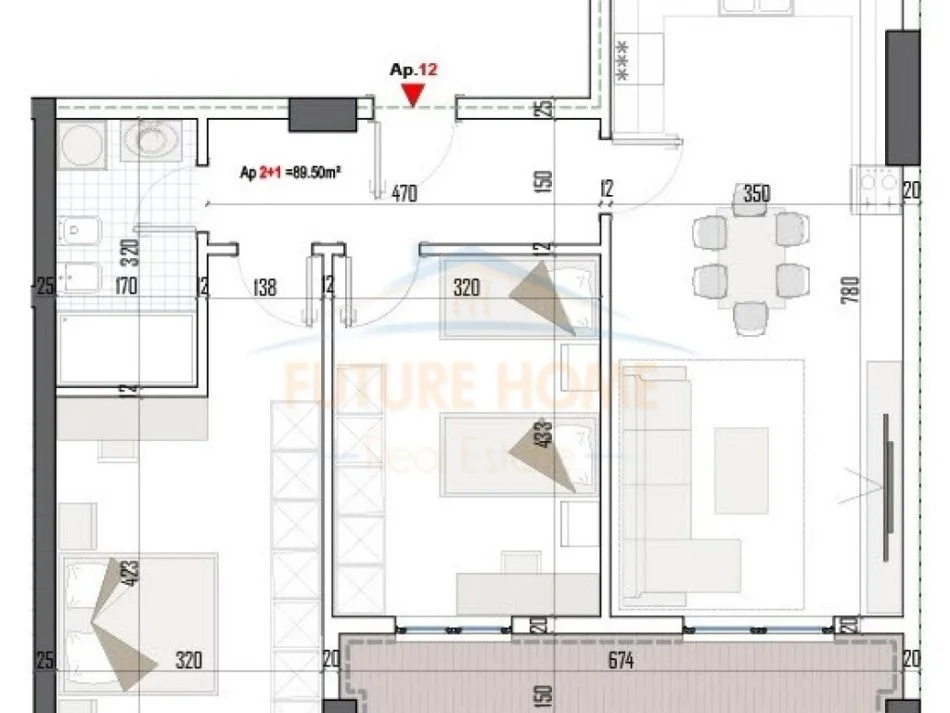 Tirane, shitet apartament 2+1 Kati 2, 104 m² 129.000 € (pqaskuqan)