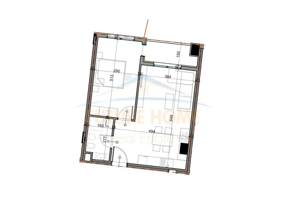 Tirane, shitet apartament 1+1 , 63 m² 630.300 € (paskuqn)