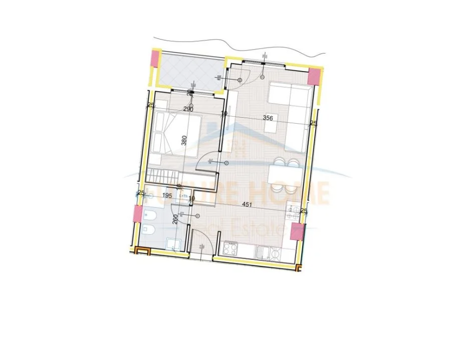 Tirane, shitet 1+1 , 68 m² 680.400 € (paskuqan)