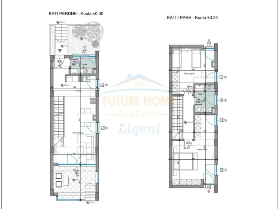 Durres, shitet Vile 2 Katshe Kati 2, 278 m² 320.000 € (gjiri i lalezit “Turquoise Marina)