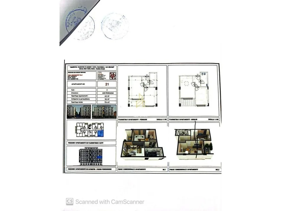 Durres, shitet apartament 1+1 Kati 3, 73 m² 78.000 € (Golem ( Rezienca Liburna ))