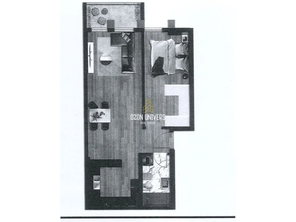 Tirane, shitet apartament 1+1 Kati 4, 87 m² 243.600 € (Rruga E kavajes)