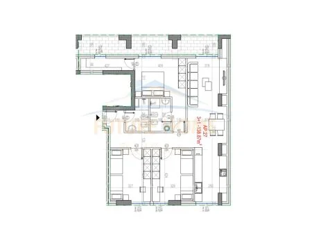 Tirane, shitet apartament 3+1 Kati 8, 167 m² 455.000 € (RRUGA E KAVAJES,QENDER)