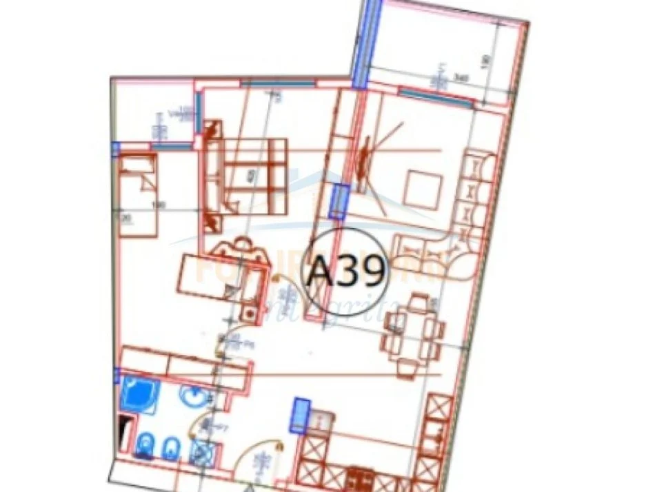Tirane, shitet apartament 2+1 Kati 4, 104 m² 125.628 € (Paskuqan)