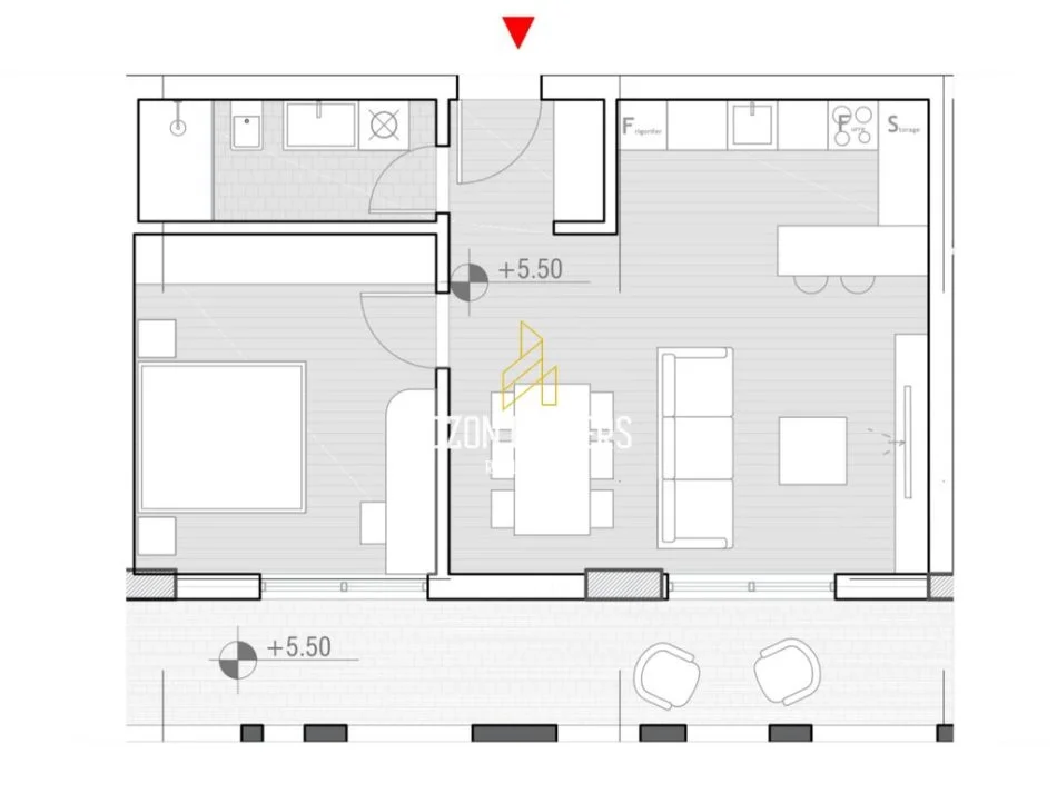 Vlore, shitet apartament 1+1 Kati 1, 91 m² 214.452 € (Orikum)