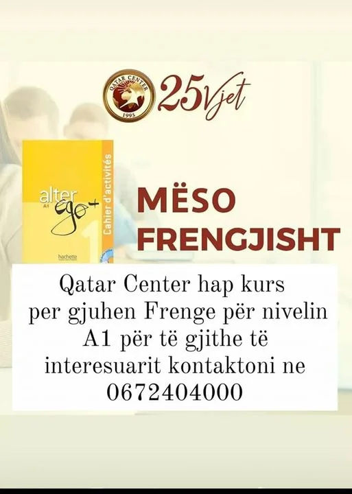 Tirane, ofrojme kurse gjuhe frengjisht Meso gjuhen Frenge