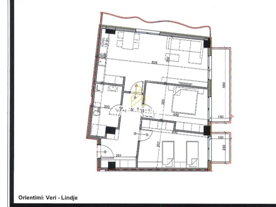 Tirane, shitet apartament 2+1 Kati 6, 127 m² 135.890 € (Aluna Residence Paskuqan!)