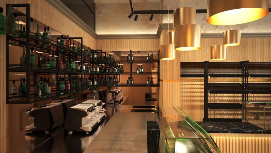 Tirane, jepet me qera bar-kafe Kati 0, 120 m² (Marie Kraja)