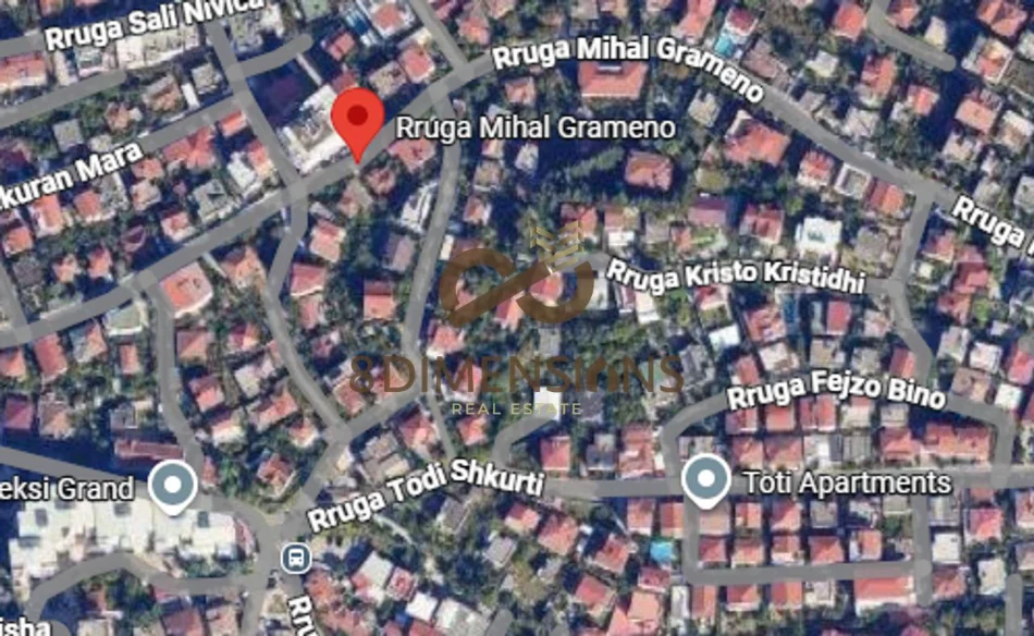 Tirane, jepet me qera apartament 1+1 Kati 1, 55 m² 250 € (mihal grameno)