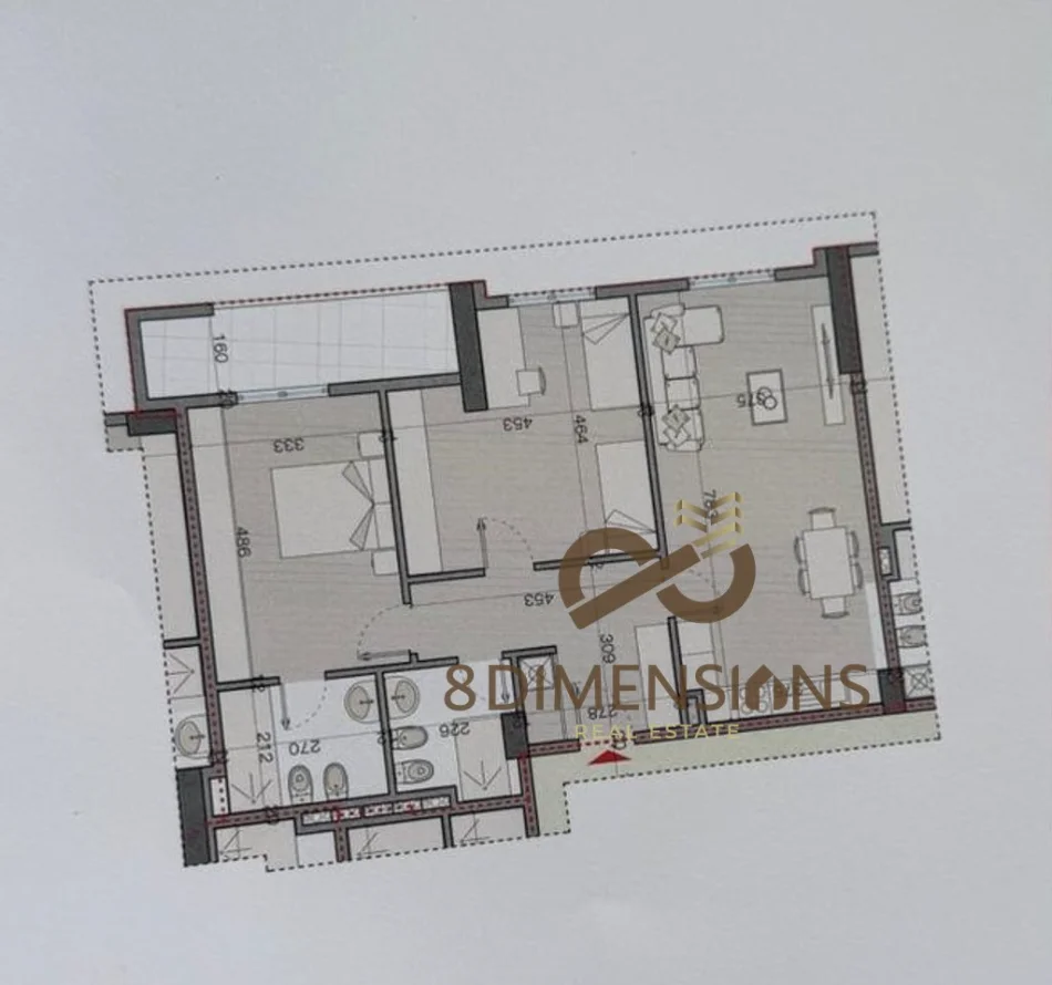 Tirane, shitet apartament 2+1 , 120 m² 160.000 € (astir)