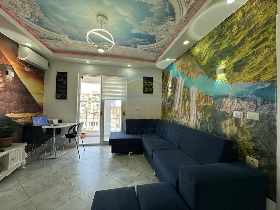 Tirane, jepet me qera apartament 1+1 Kati 5, 55 m² 500 € (Don Bosko)