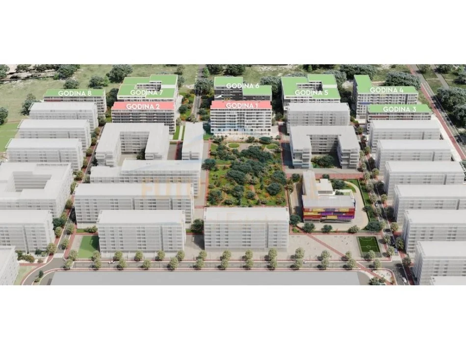 Tirane, shitet apartament 1+1+Ballkon Kati 5, 71 m² 77.500 € (Univers City)