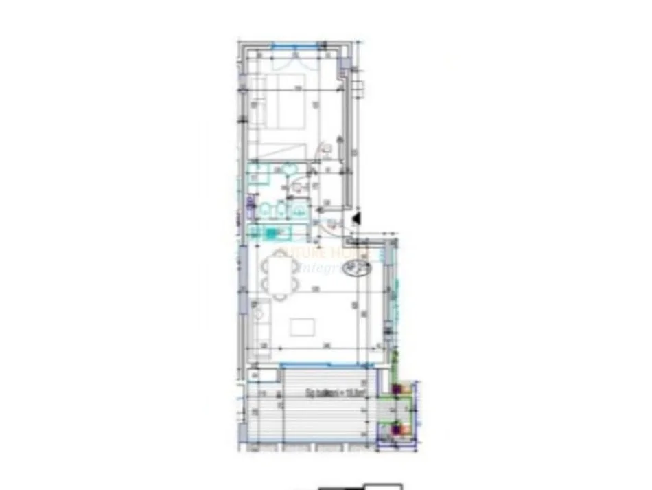 Durres, shitet apartament 1+1+Ballkon Kati 1, 77 m² 249.280 € (San Pietro Residence Gjiri i Lalezit)