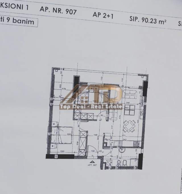 Tirane, shitet apartament 2+1+BLK 1.300 Euro/m2 (Rruga Bedri Karapici)