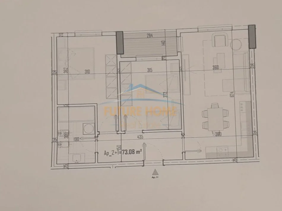 Tirane, shitet apartament 2+1 Kati 4, 84 m² 90.000 € (Paskuqan)