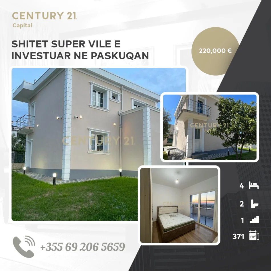 Tirane, shitet Vile 2 Katshe Kati 2, 140 m² 220.000 € (Paskuqan)