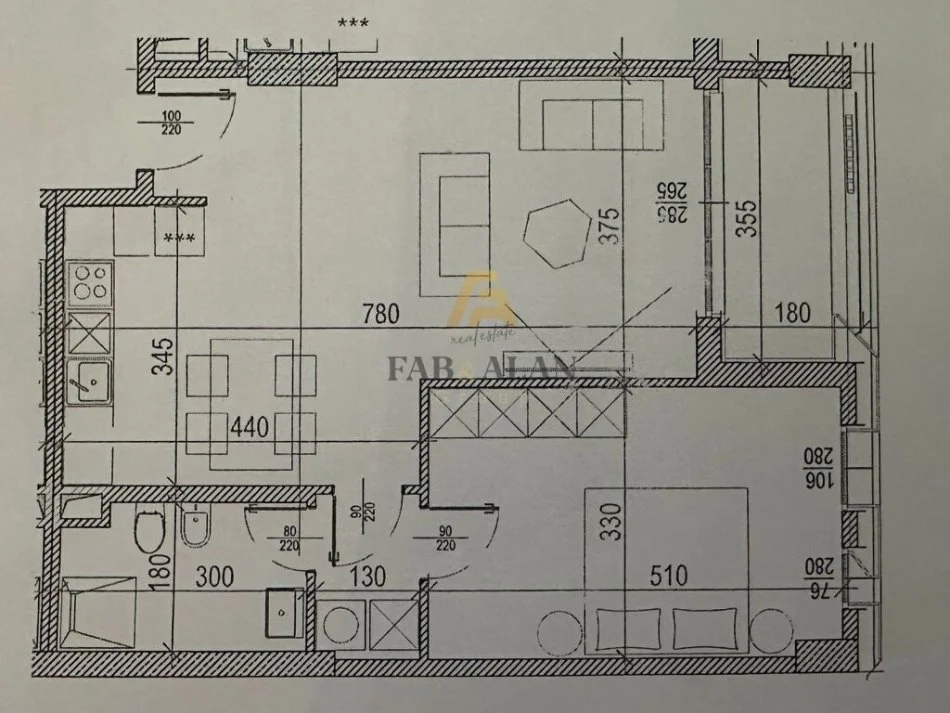 Tirane, shitet apartament 1+1 Kati 4, 89 m² 142.000 € (Rruga Javer Malo)