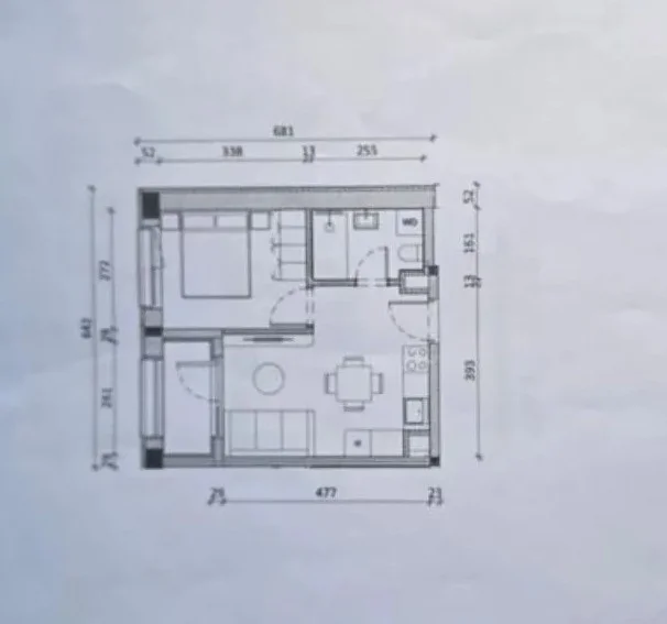 Tirane, shitet apartament 1+1+Ballkon Kati 4, 51 m² 76.050 € (Ali Demi)