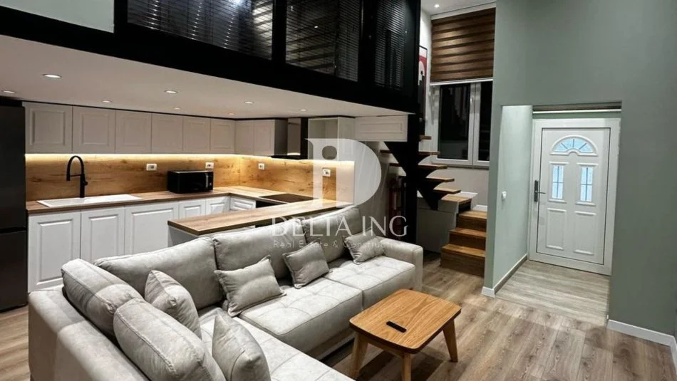 Tirane, shitet apartament duplex 1+1 Kati 0, 55 m² 115.000 € (Bulevardi Bajram Curri)