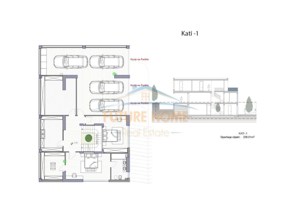 Tirane, shitet Vile 2 Katshe Kati 3, 1.096 m² (Liqeni i Thate)