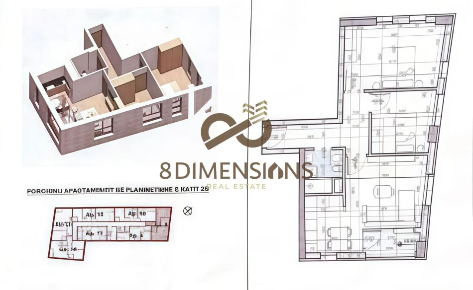 Tirane, shitet apartament 2+1+Ballkon Kati 2, 85 m² 135.000 € (Vila L 2)