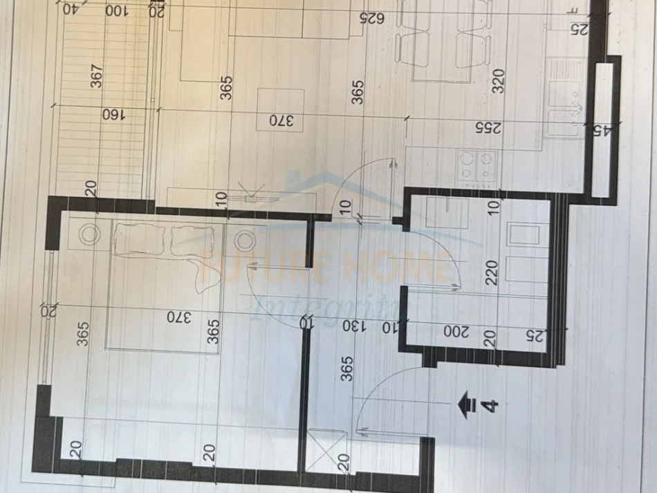 Tirane, shitet apartament 1+1 Kati 7, 66 m² 145.000 € 