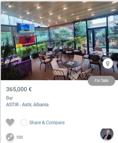 Tirane, shitet lokal Kati 0, 100 m² 365.000 € (ASTIR)
